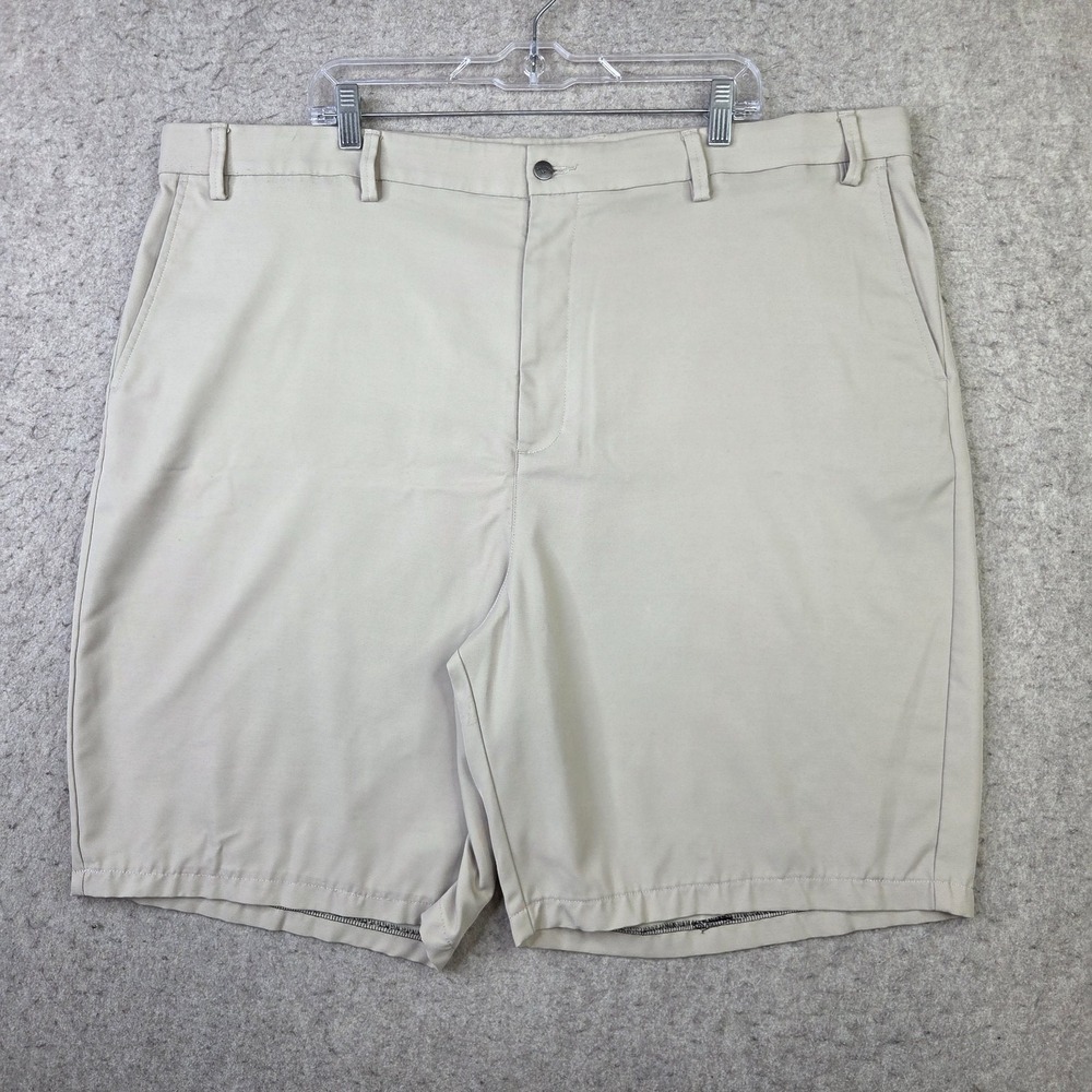 Callaway Golf Shorts Mens 46 Brown Stretch Twill Big & Tall Casual Active 9" Ins